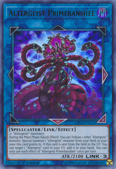 Altergeist Primebanshee [MP18-EN135] Ultra Rare | Galaxy Games LLC