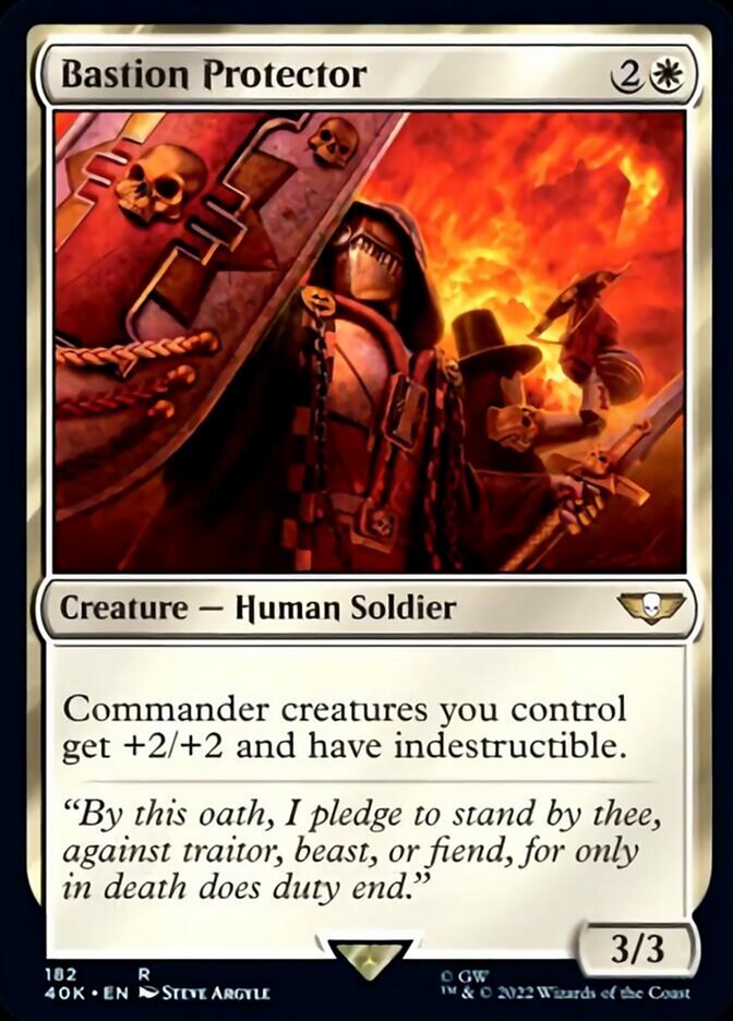 Bastion Protector (Surge Foil) [Warhammer 40,000] | Galaxy Games LLC