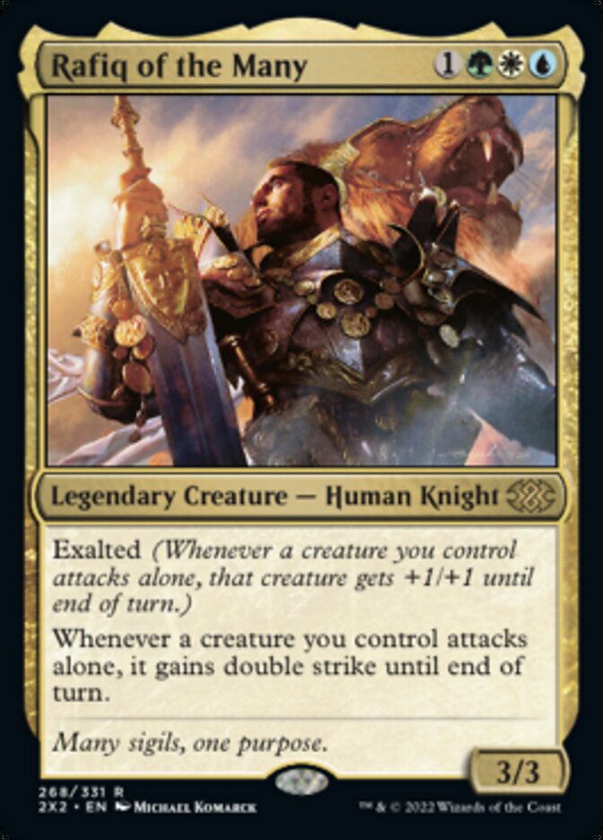 Rafiq of the Many [Double Masters 2022] | Galaxy Games LLC