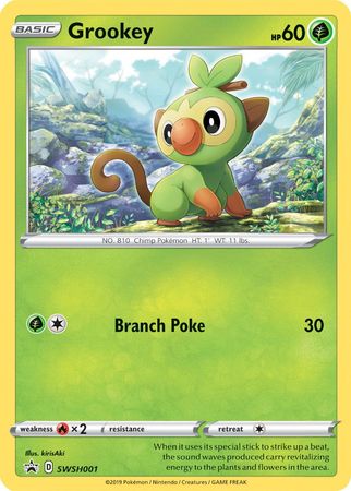 Grookey (SWSH001) [Sword & Shield: Black Star Promos] | Galaxy Games LLC