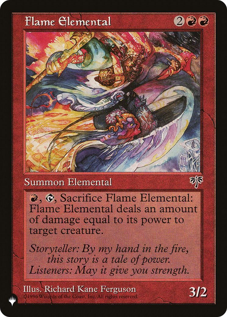 Flame Elemental [The List] | Galaxy Games LLC