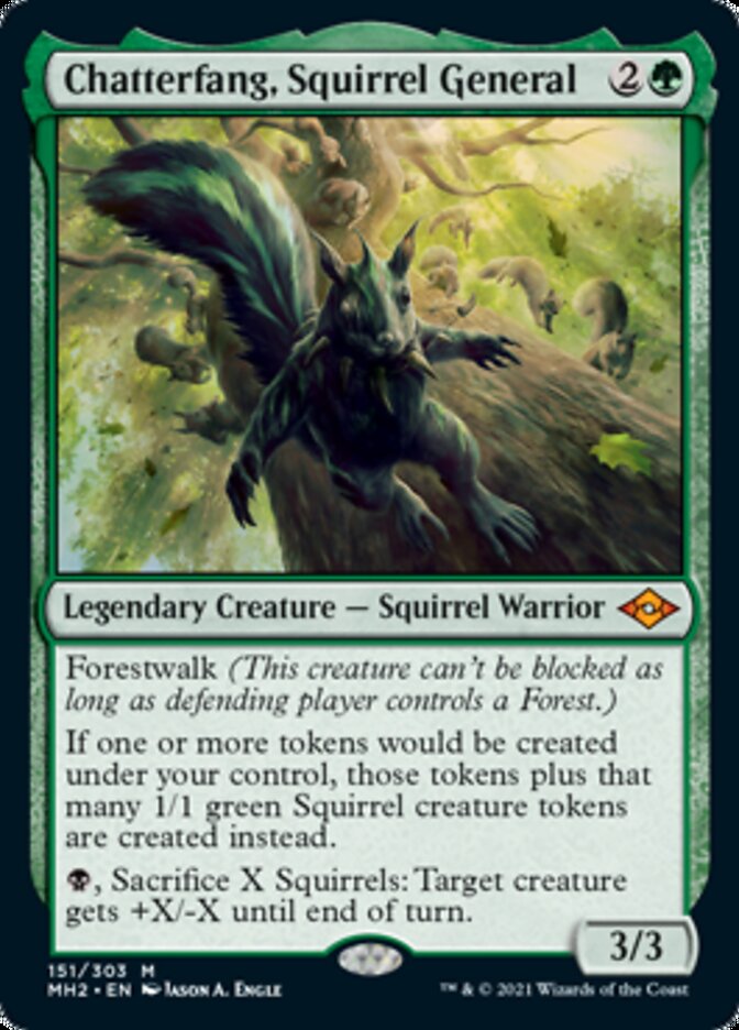 Chatterfang, Squirrel General [Modern Horizons 2] | Galaxy Games LLC