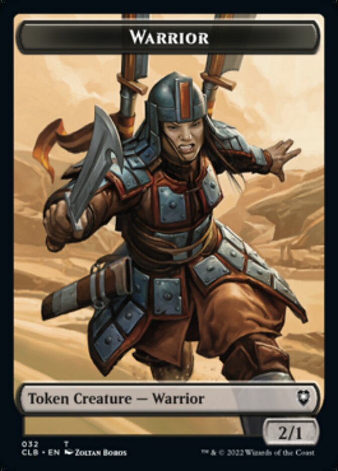 Warrior // Inkling Double-Sided Token [Commander Legends: Battle for Baldur's Gate Tokens] | Galaxy Games LLC