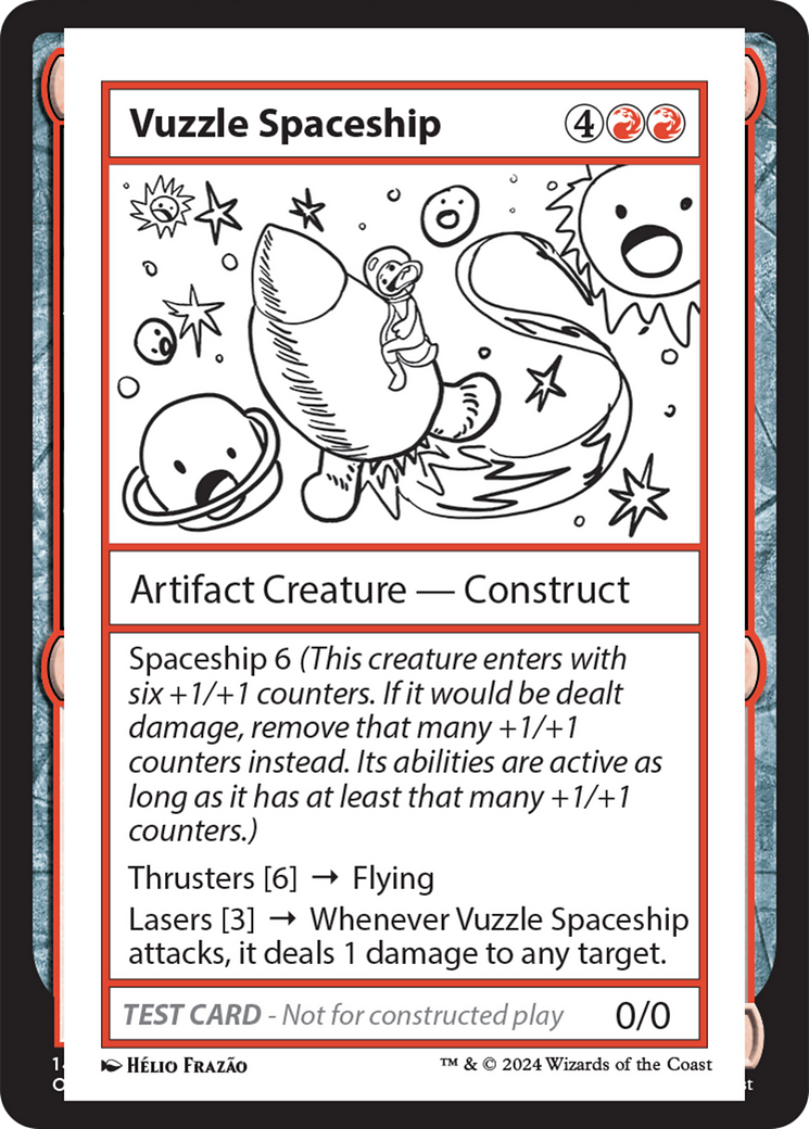 Vuzzle Spaceship [Mystery Booster 2 Playtest Cards] | Galaxy Games LLC