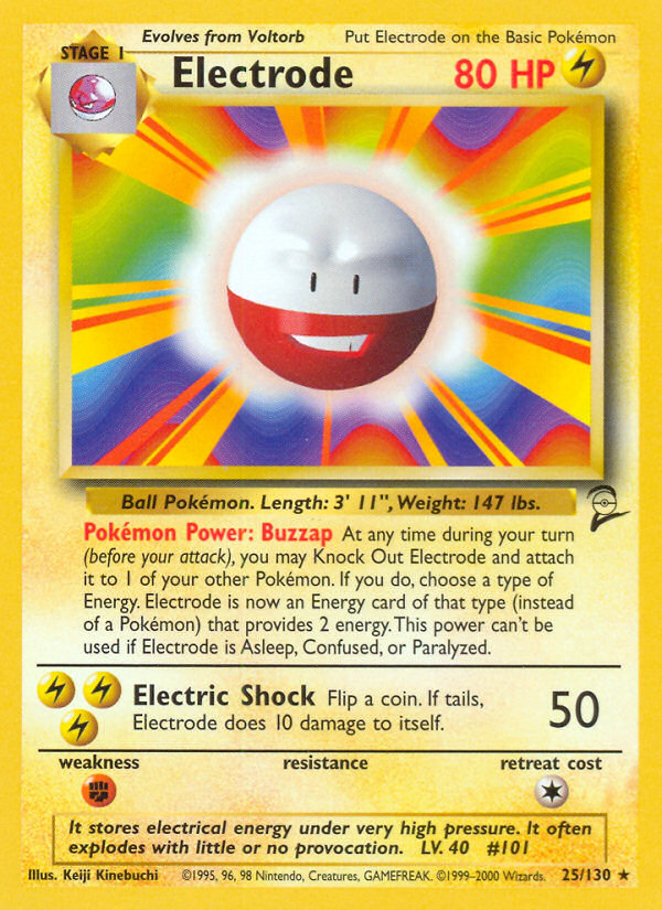 Electrode (25/130) [Base Set 2] | Galaxy Games LLC