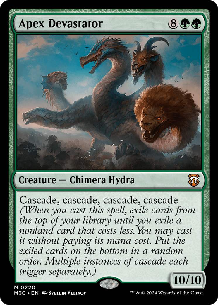 Apex Devastator (Ripple Foil) [Modern Horizons 3 Commander] | Galaxy Games LLC