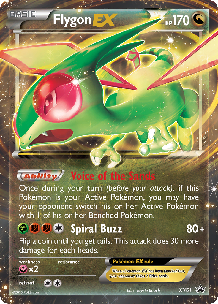 Flygon EX (XY61) [XY: Black Star Promos] | Galaxy Games LLC