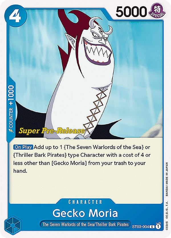 Gecko Moria [Super Pre-Release Starter Deck: The Seven Warlords of the Sea] | Galaxy Games LLC