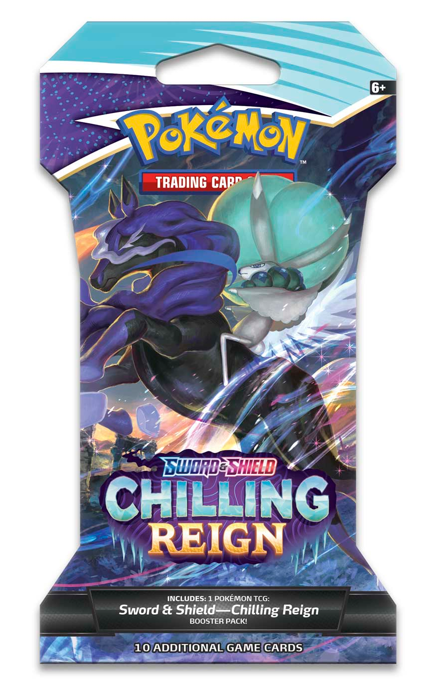 Sword & Shield: Chilling Reign - Sleeved Booster Pack | Galaxy Games LLC