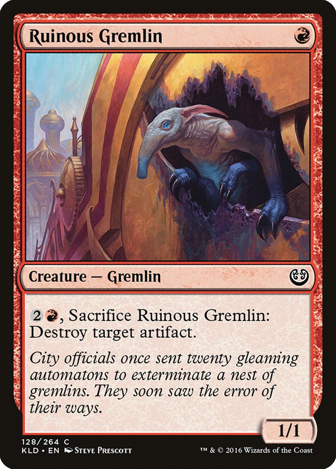 Ruinous Gremlin [Kaladesh] | Galaxy Games LLC