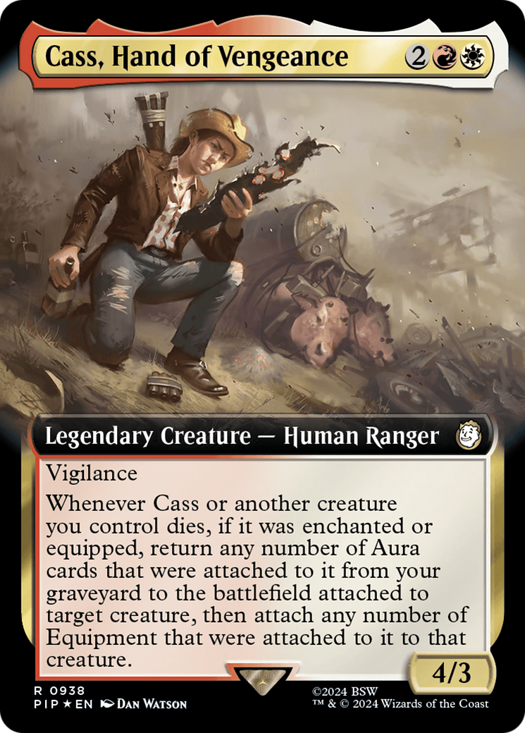 Cass, Hand of Vengeance (Extended Art) (Surge Foil) [Fallout] | Galaxy Games LLC