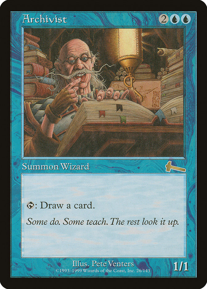 Archivist [Urza's Legacy] | Galaxy Games LLC