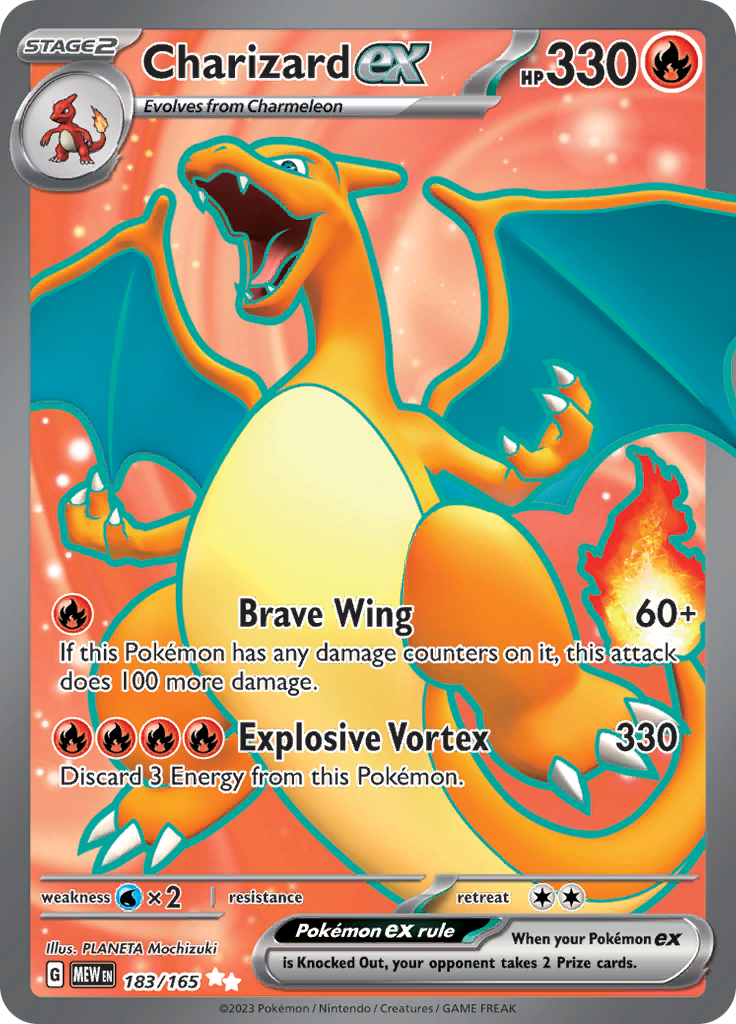 Charizard ex (183/165) [Scarlet & Violet 151] | Galaxy Games LLC