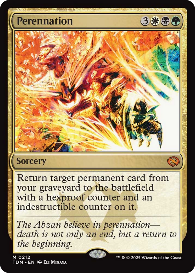 Perennation [Tarkir: Dragonstorm] | Galaxy Games LLC