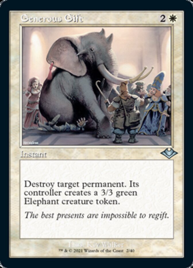 Generous Gift (Retro) [Modern Horizons] | Galaxy Games LLC
