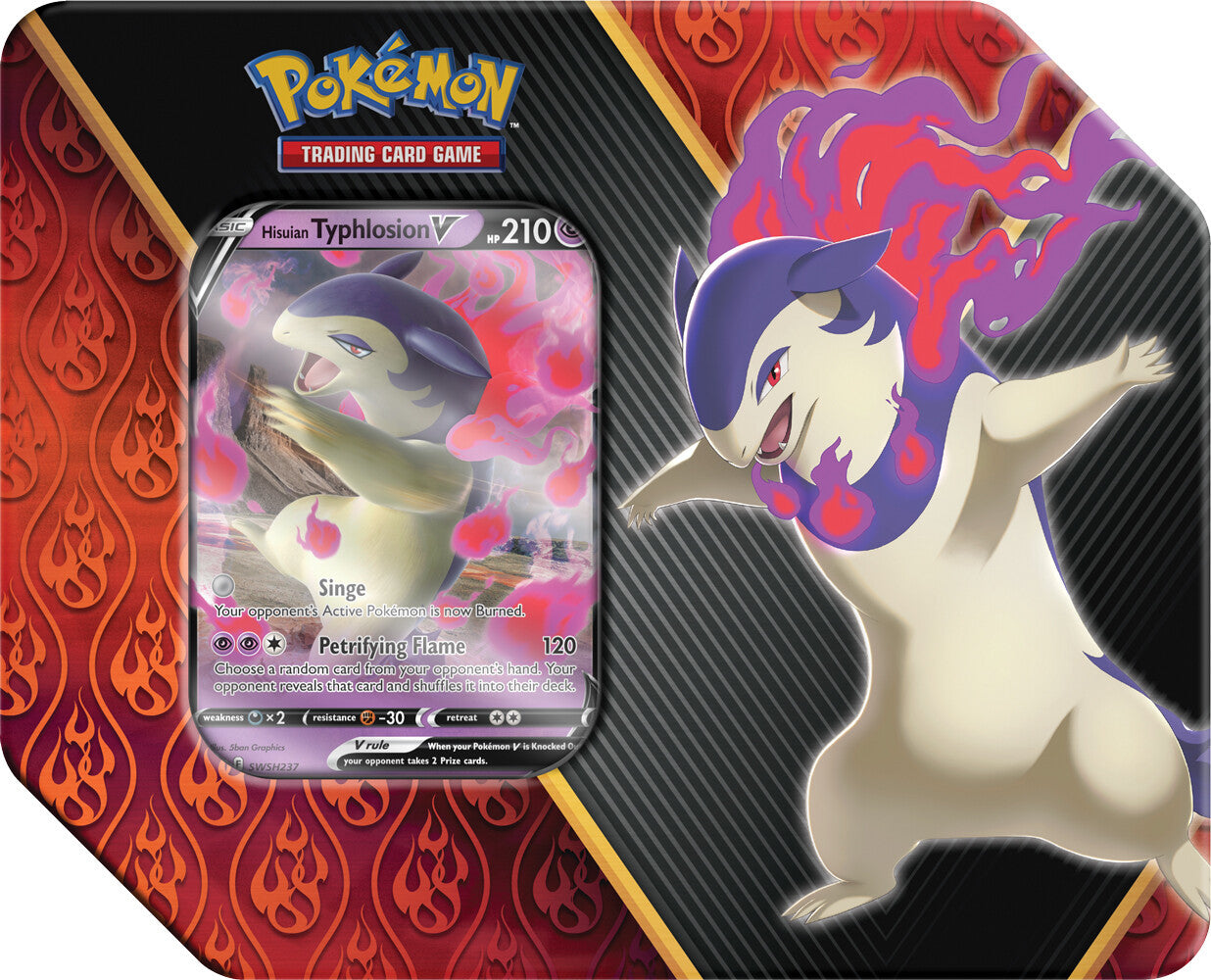 Divergent Powers Tin (Hisuian Typhlosion V) | Galaxy Games LLC