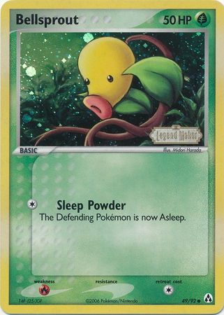 Bellsprout (49/92) (Stamped) [EX: Legend Maker] | Galaxy Games LLC