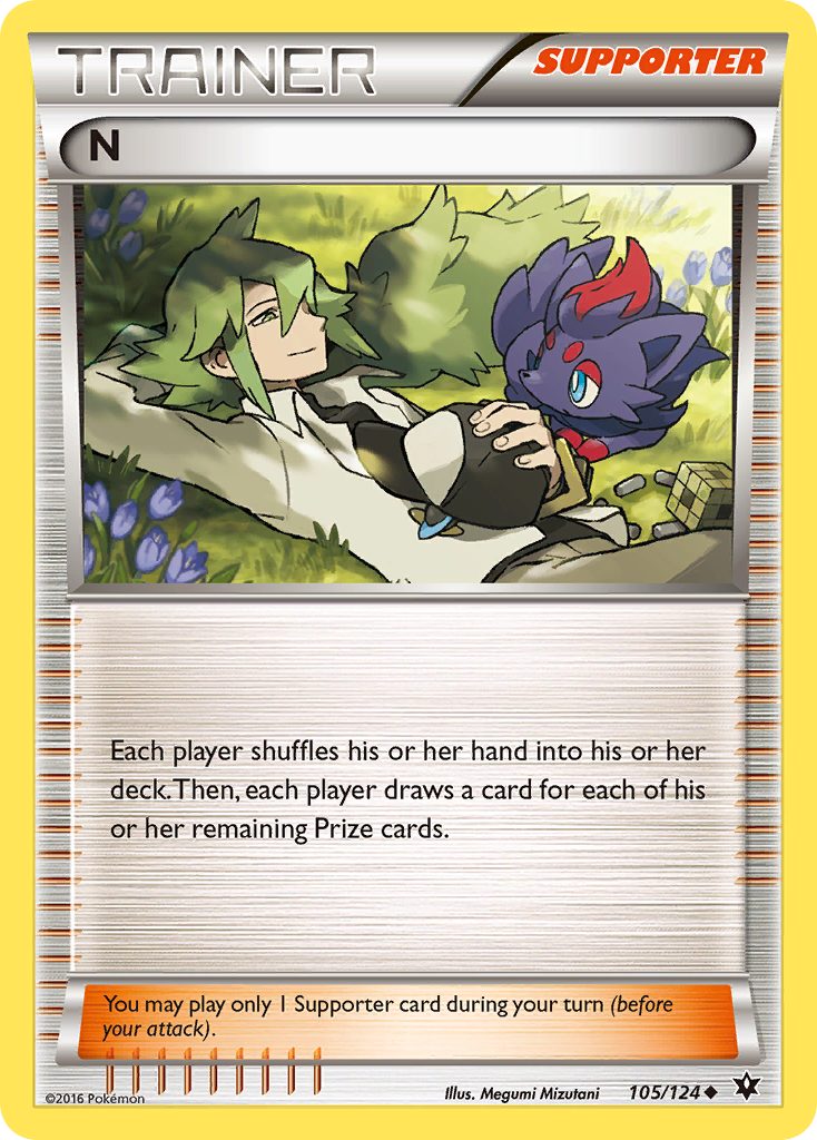 N (105/124) [XY: Fates Collide] | Galaxy Games LLC