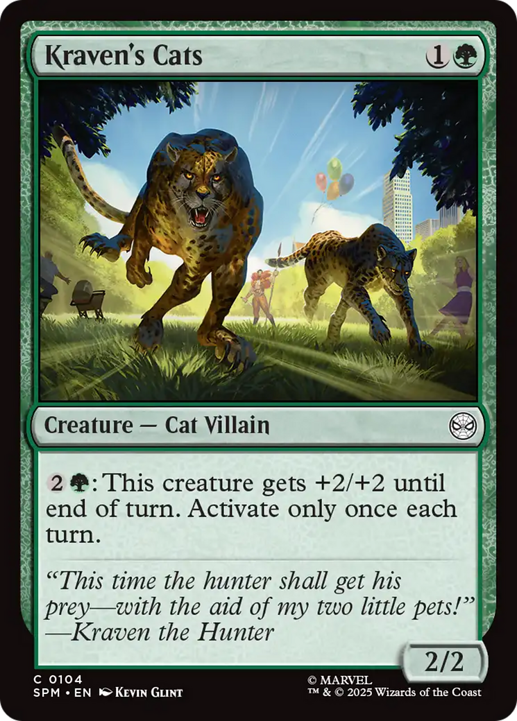 Kraven's Cats [Marvel's Spider-Man] | Galaxy Games LLC