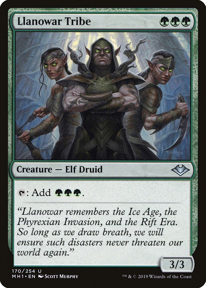 Llanowar Tribe [Modern Horizons] | Galaxy Games LLC