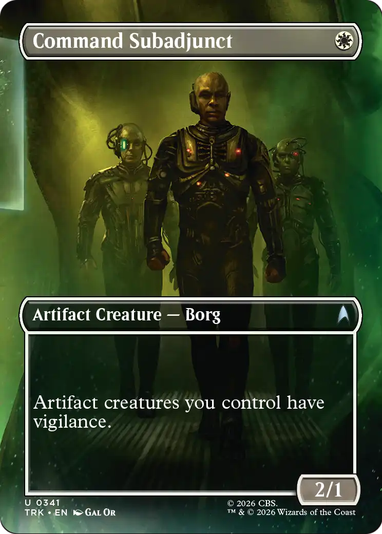 Command Subadjunct (Borderless) [Star Trek] | Galaxy Games LLC