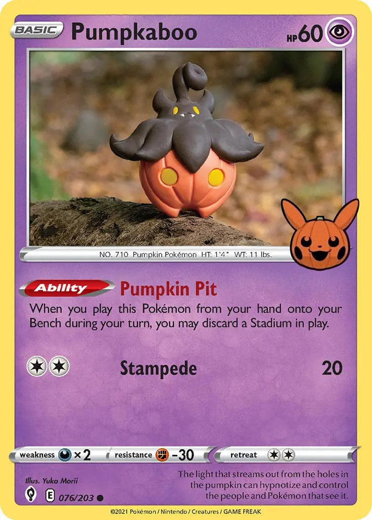 Pumpkaboo (076/203) [Trick or Trade] | Galaxy Games LLC