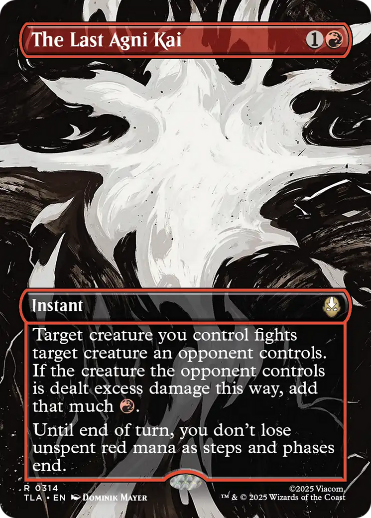 The Last Agni Kai (Borderless) [Avatar: The Last Airbender] | Galaxy Games LLC