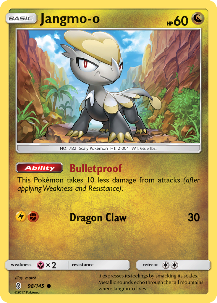 Jangmo-o (98/145) [Sun & Moon: Guardians Rising] | Galaxy Games LLC