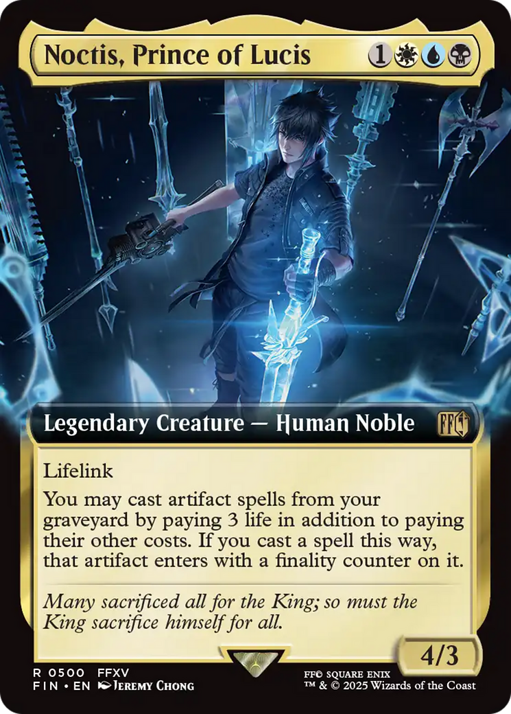 Noctis, Prince of Lucis (Extended Art) [FINAL FANTASY] | Galaxy Games LLC