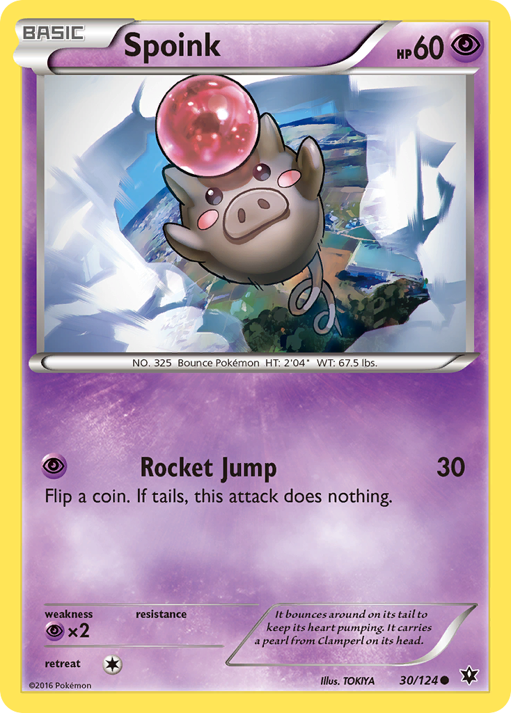 Spoink (30/124) [XY: Fates Collide] | Galaxy Games LLC