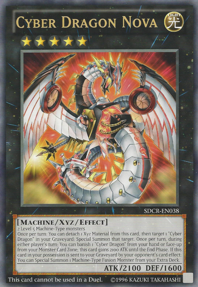 Cyber Dragon Nova (Oversized) (Machine Madness) [SDCR-EN038] Promo | Galaxy Games LLC