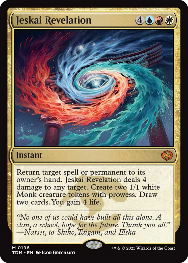 Jeskai Revelation [Tarkir: Dragonstorm] | Galaxy Games LLC