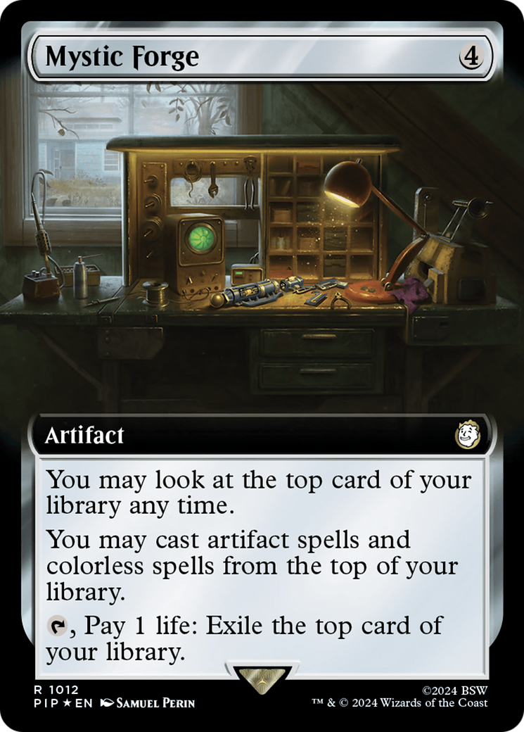 Mystic Forge (Extended Art) (Surge Foil) [Fallout] | Galaxy Games LLC