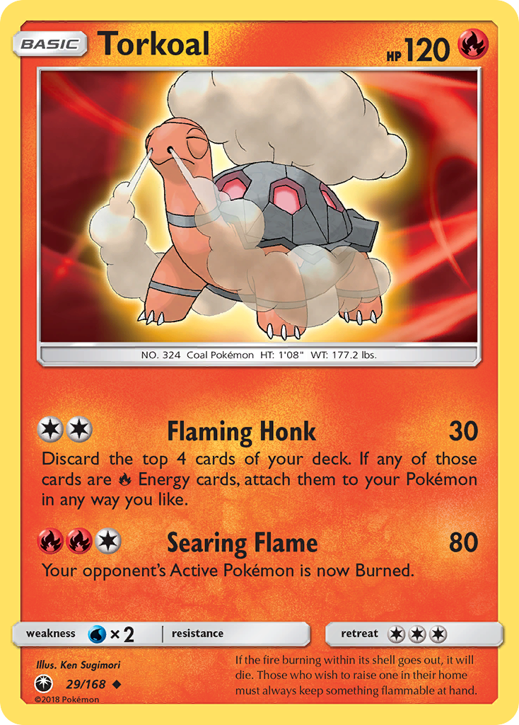 Torkoal (29/168) [Sun & Moon: Celestial Storm] | Galaxy Games LLC