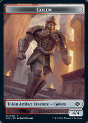 Golem // Treasure (21) Double-Sided Token [Modern Horizons 2 Tokens] | Galaxy Games LLC