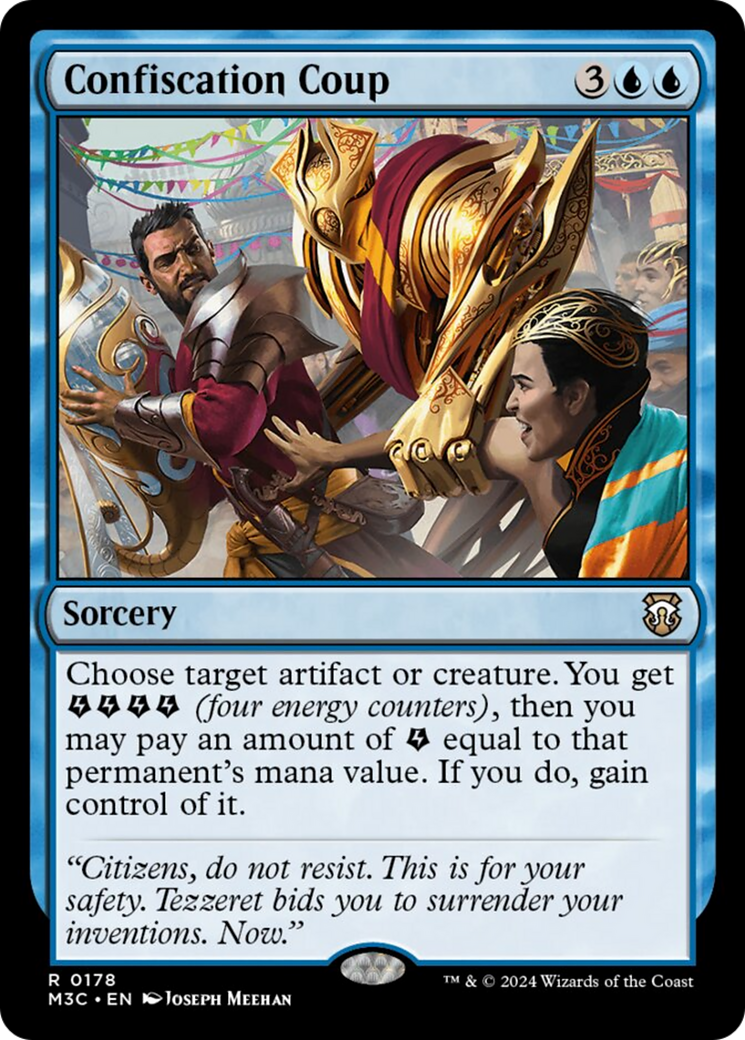Confiscation Coup (Ripple Foil) [Modern Horizons 3 Commander] | Galaxy Games LLC