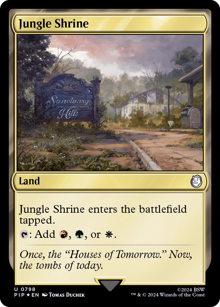 Jungle Shrine (Surge Foil) [Fallout] | Galaxy Games LLC