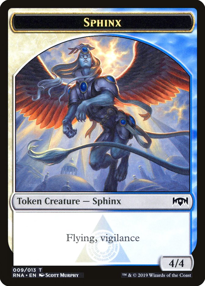 Bird // Sphinx Double-Sided Token [Ravnica Allegiance Guild Kit Tokens] | Galaxy Games LLC