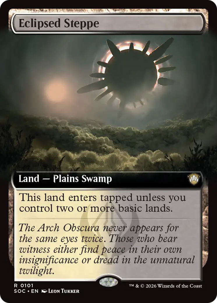 Eclipsed Steppe (Extended Art) [Secrets of Strixhaven Commander] | Galaxy Games LLC
