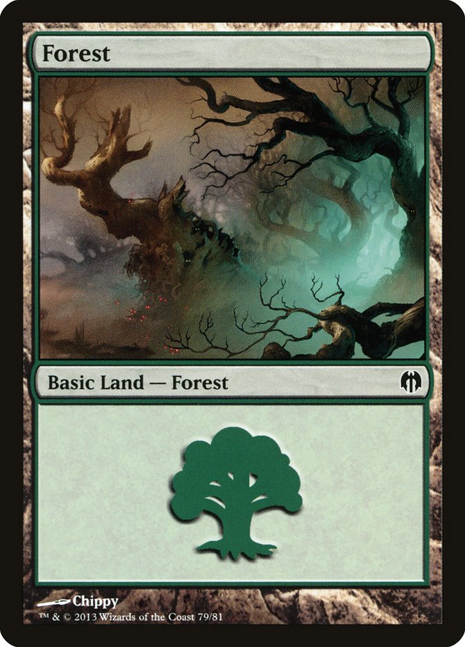 Forest (79) [Duel Decks: Heroes vs. Monsters] | Galaxy Games LLC