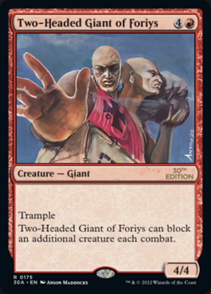 Two-Headed Giant of Foriys [30th Anniversary Edition] | Galaxy Games LLC