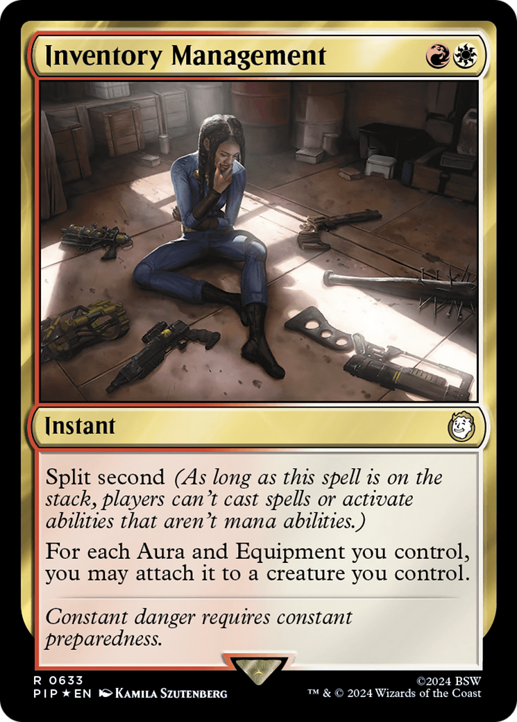 Inventory Management (Surge Foil) [Fallout] | Galaxy Games LLC