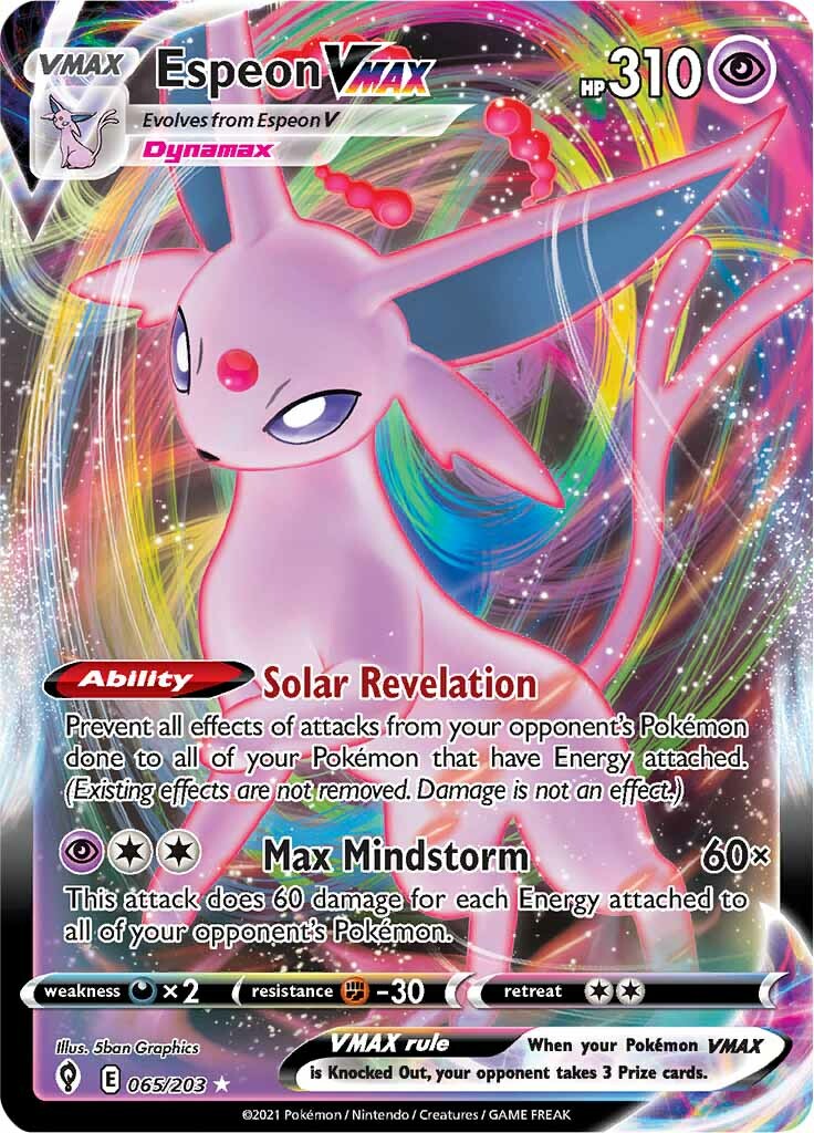 Espeon VMAX (065/203) [Sword & Shield: Evolving Skies] | Galaxy Games LLC