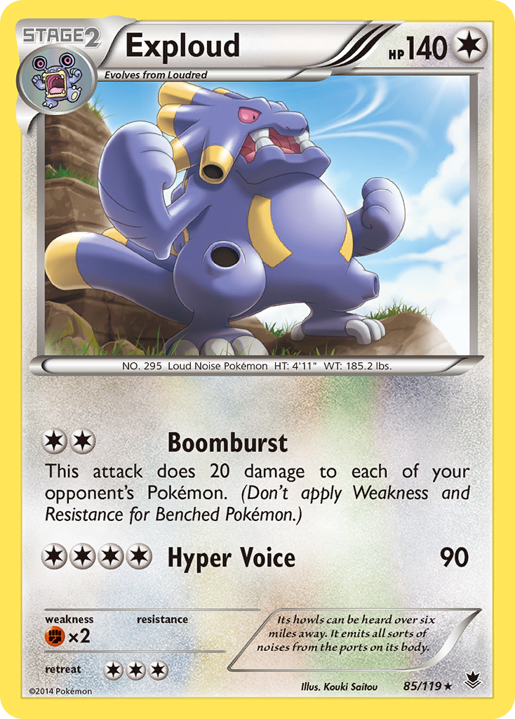 Exploud (85/119) [XY: Phantom Forces] | Galaxy Games LLC