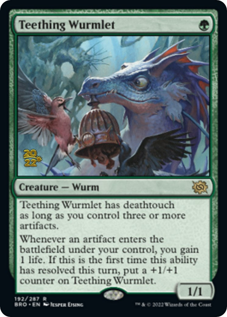 Teething Wurmlet [The Brothers' War Prerelease Promos] | Galaxy Games LLC