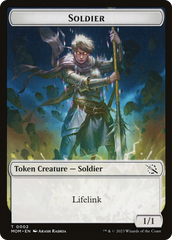 Soldier // Thopter Double-Sided Token [March of the Machine Tokens] | Galaxy Games LLC