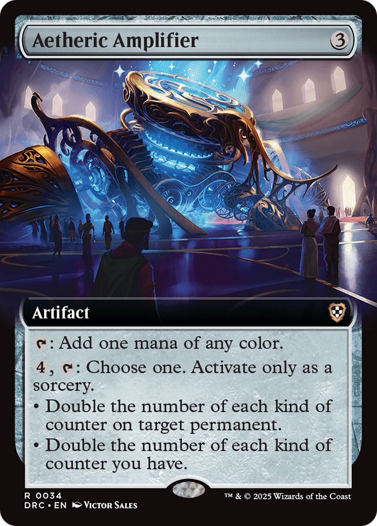 Aetheric Amplifier (Extended Art) [Aetherdrift Commander] | Galaxy Games LLC