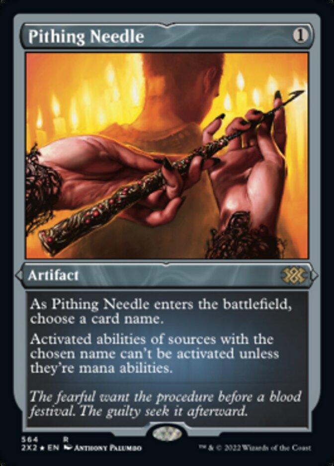 Pithing Needle (Foil Etched) [Double Masters 2022] | Galaxy Games LLC
