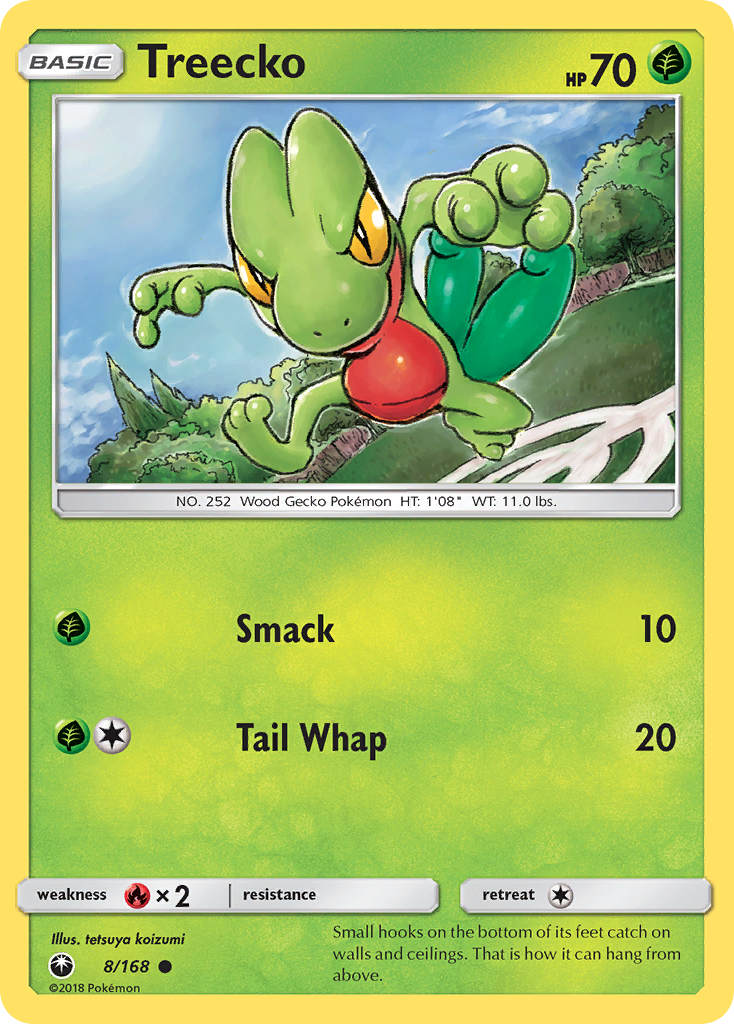 Treecko (8/168) [Sun & Moon: Celestial Storm] | Galaxy Games LLC