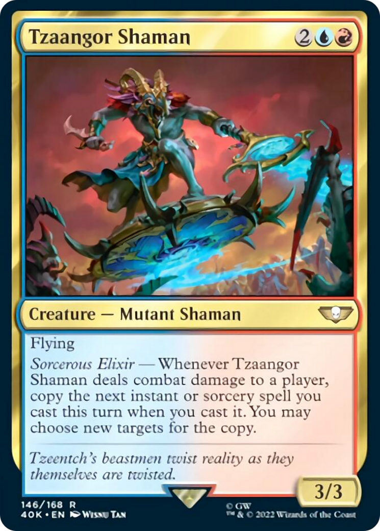 Tzaangor Shaman (Surge Foil) [Warhammer 40,000] | Galaxy Games LLC
